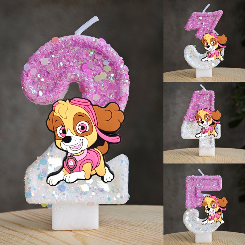 Musical Instrument Gong - New Anime Paw Patrol Candle 0-9