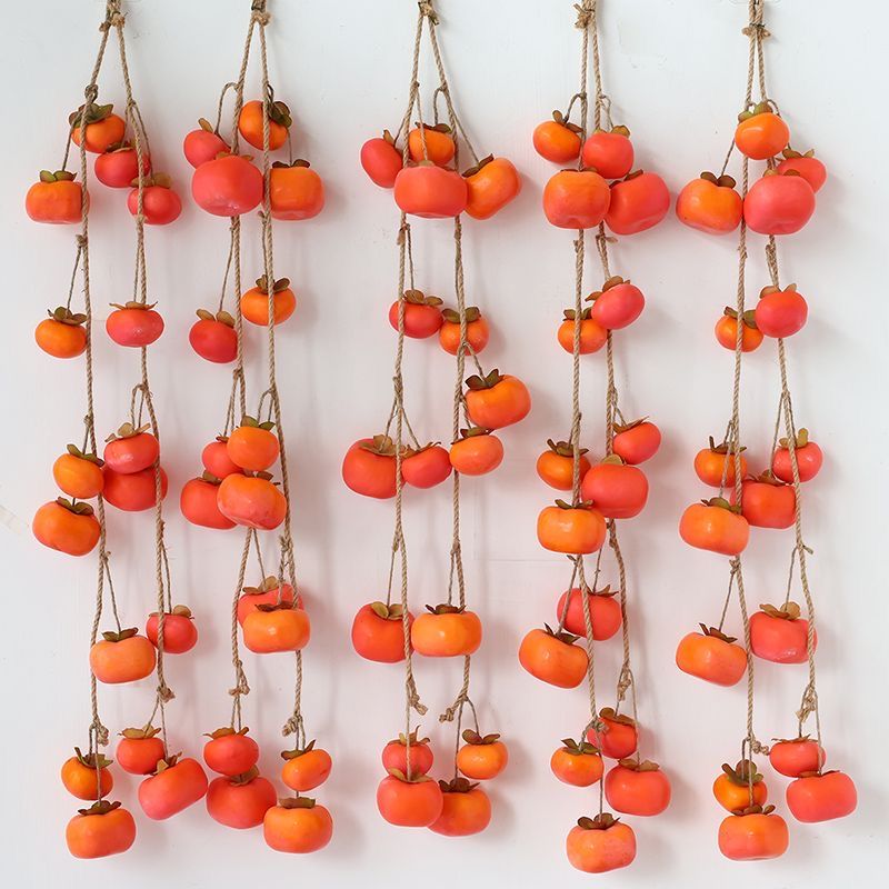 Musical Instrument Image - Persimmon String Pendant Indoor Wall Decoration
