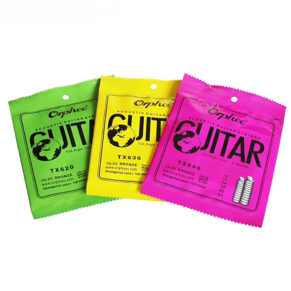 Musical Instrument Strings - Orphee 1 SET ACOUSTIC Guitar Strings