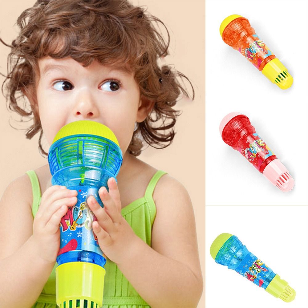 Song With Musical Instrument - Funny Plastic Echo Microphone Large Size