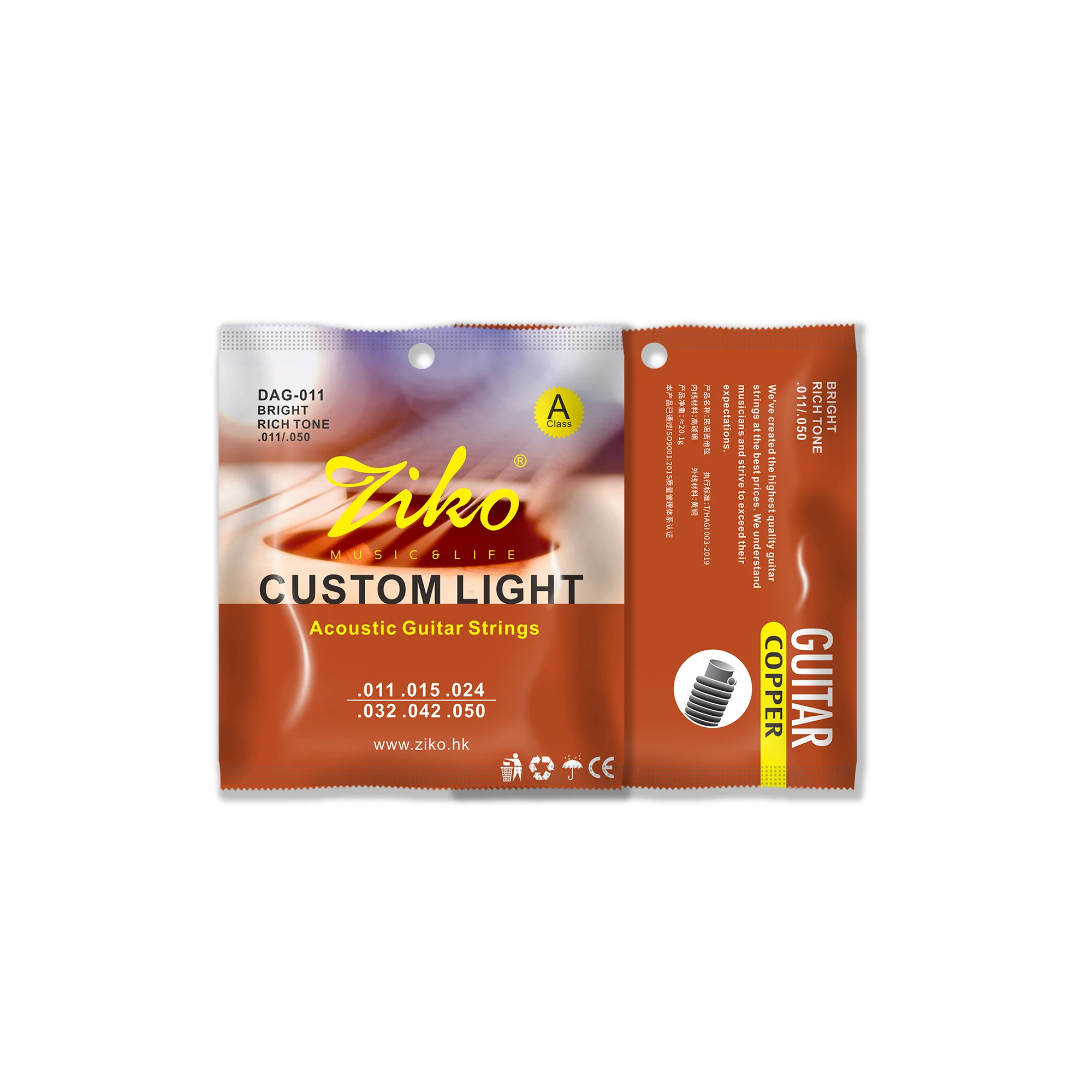 ZIKO Acoustic Guitar String St - огляд і ціна Musical Instrument Strings