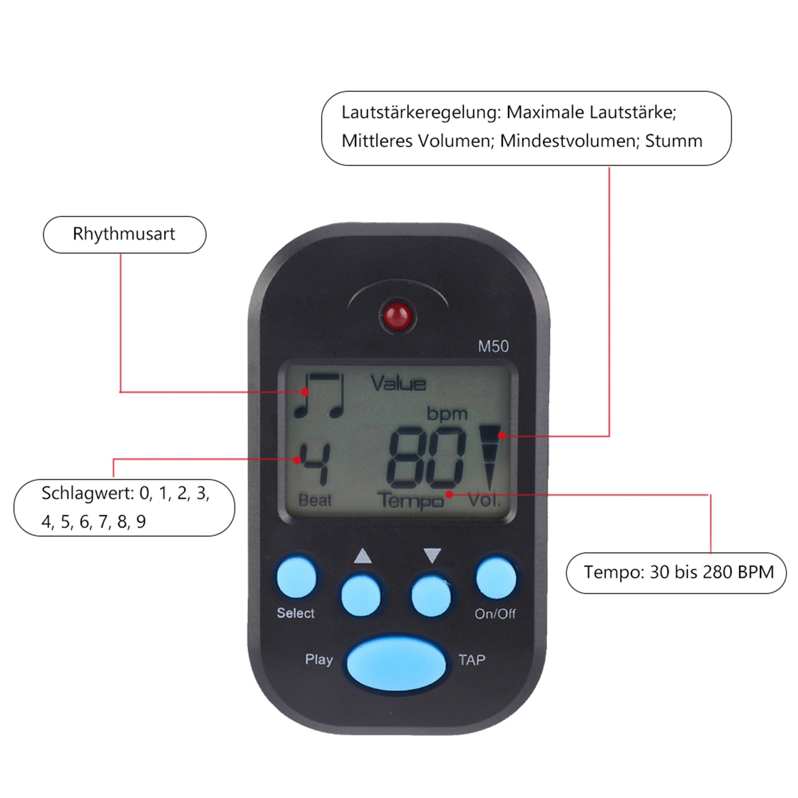 Mini Metronome Professional Cl - огляд і ціна Violin Musical Instrument