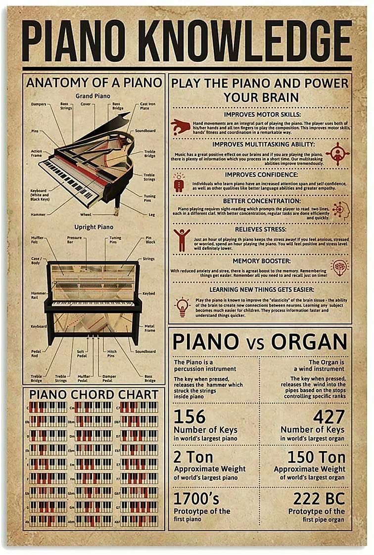 Piano Knowledge Retro Metal Ti - огляд і ціна Musical Instrument Shop
