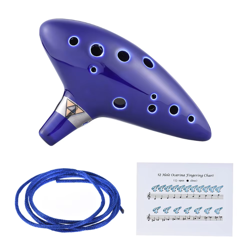12 Hole Ocarina Ceramic Alto C - огляд і ціна Song With Musical Instrument