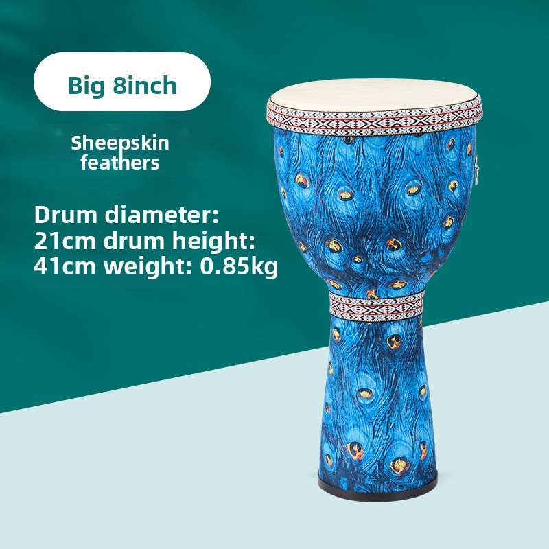 8 inch African  Large 8 Hand D - огляд і ціна Bongo Drum Set
