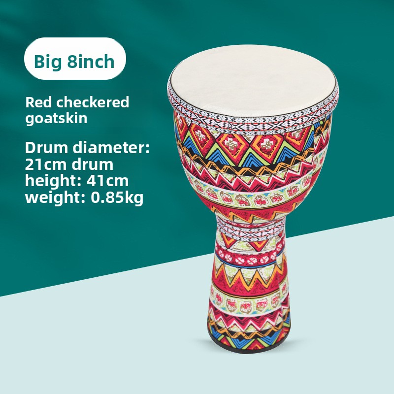 8 inch African  Large 8 Hand D - огляд і ціна Bongo Drum Set