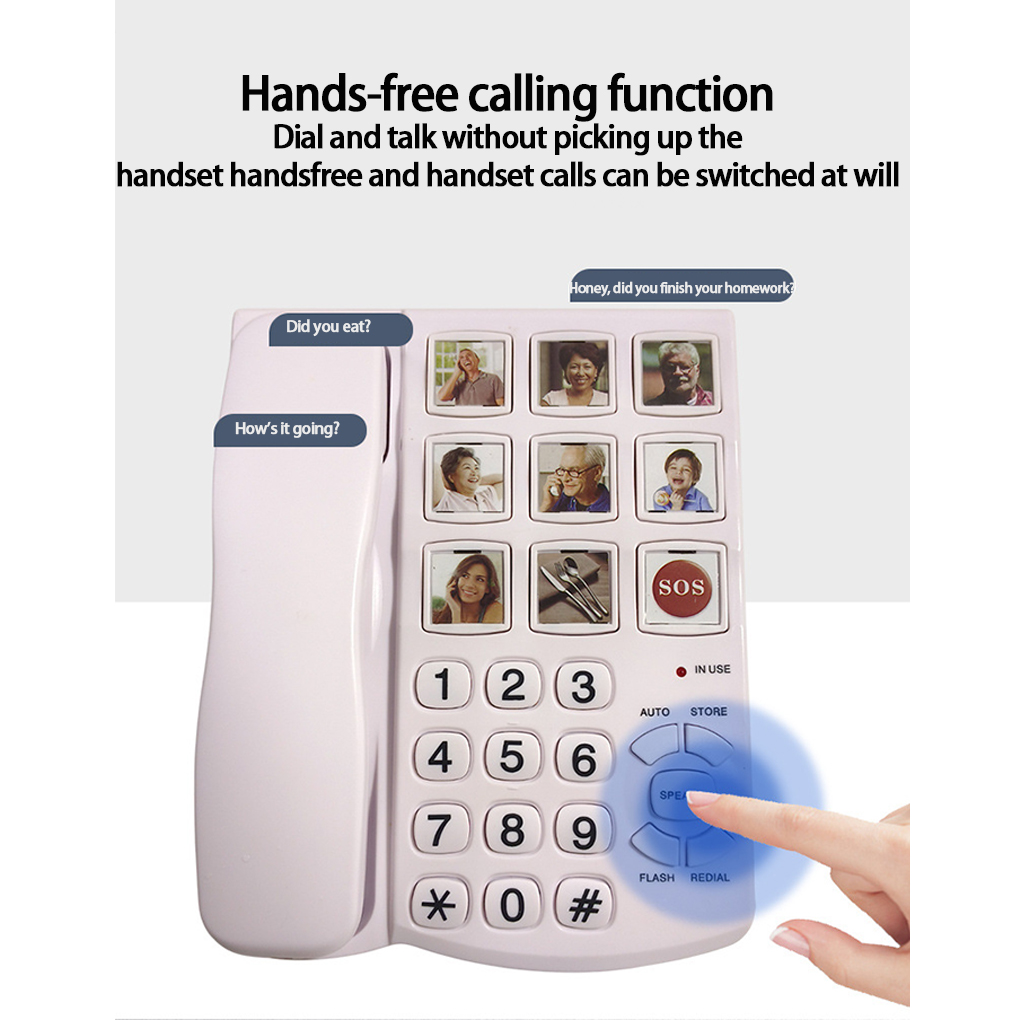 Big Button Phone Corded Teleph - огляд і ціна Musical Instrument Image