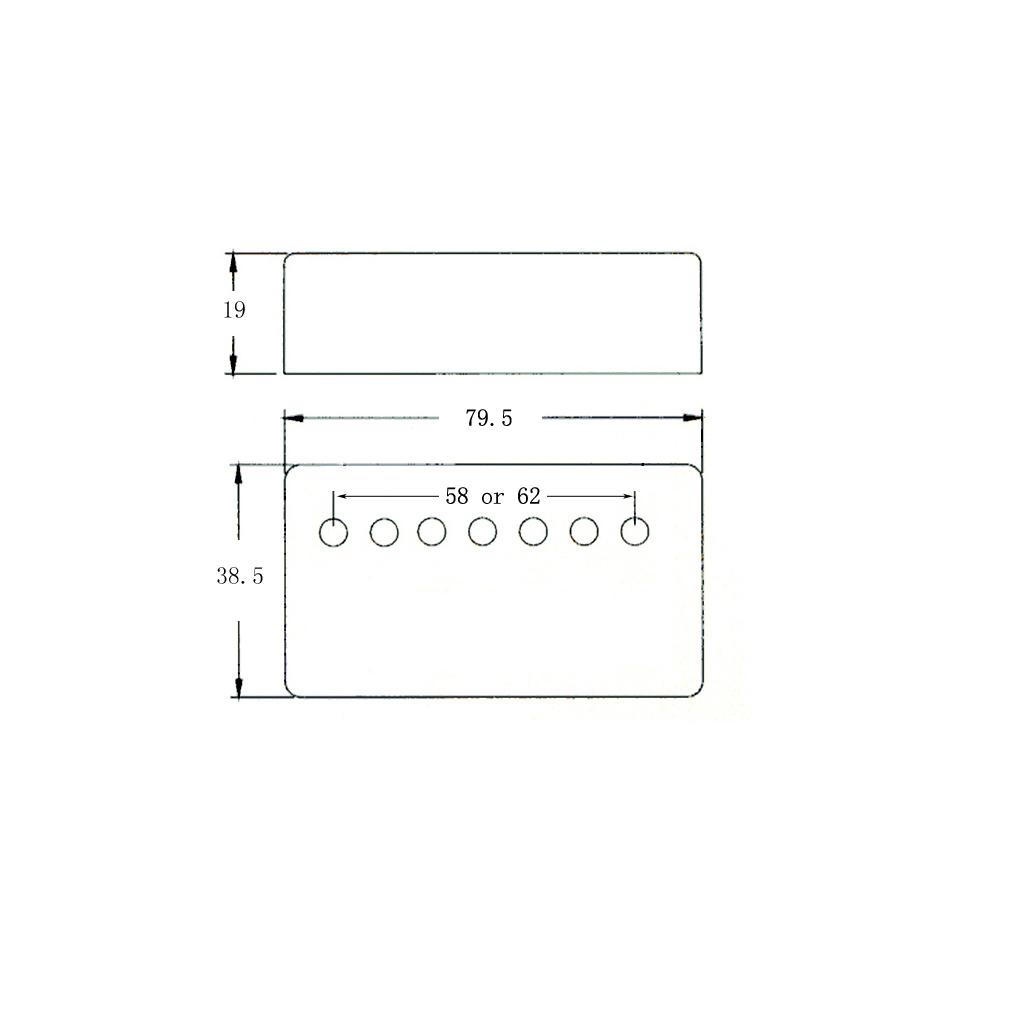 LP Guitar Pickup Cover Brass 7 - огляд і ціна Musical Instrument Strings