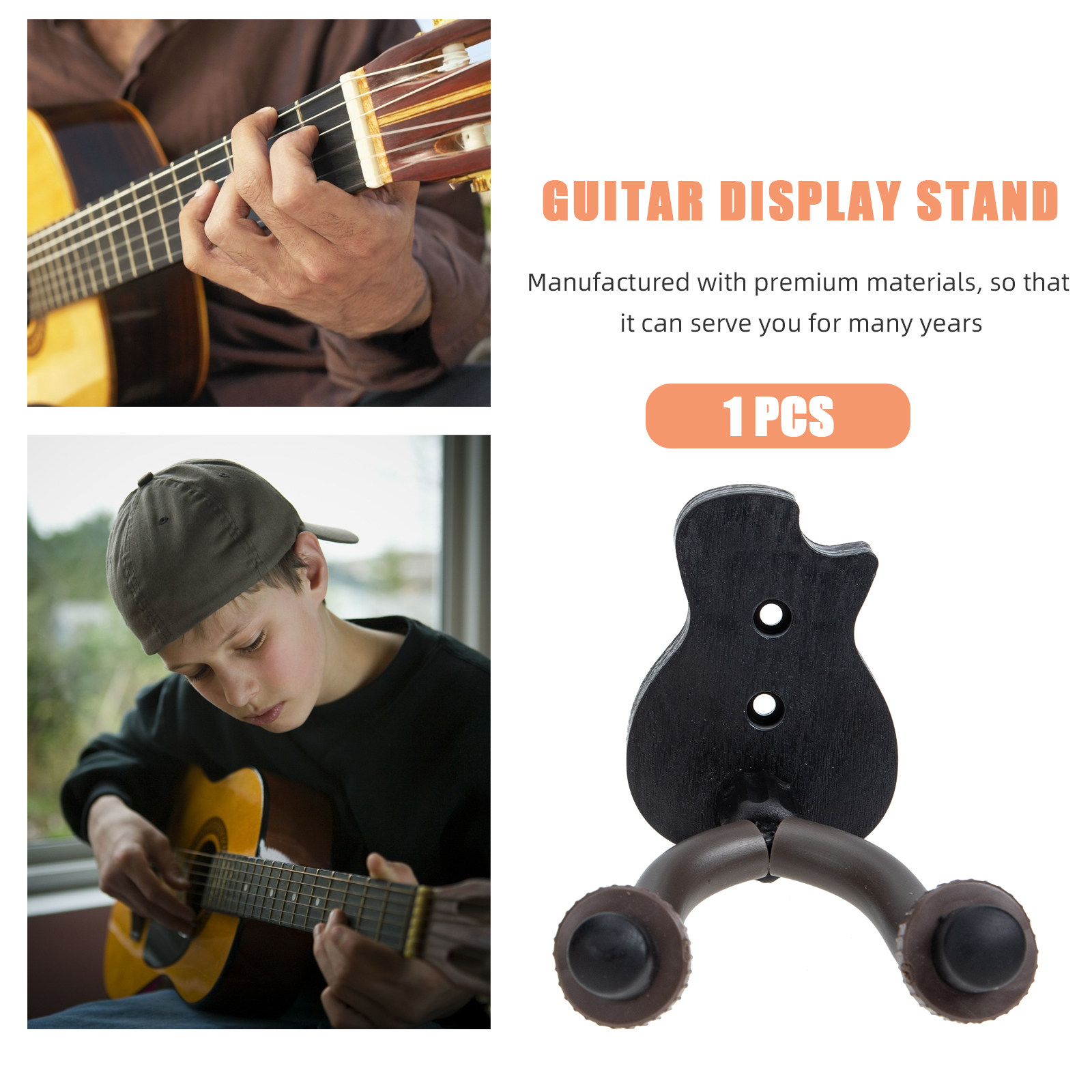 Guitar Wall Hanger Sturdy Soli - огляд і ціна Violin Musical Instrument