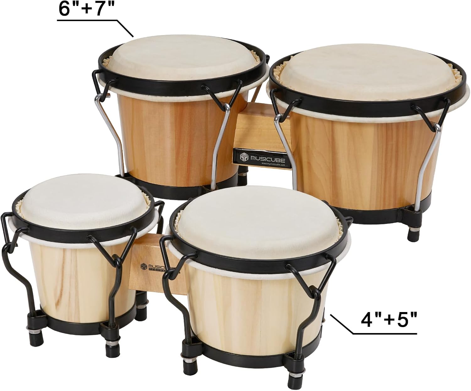 Wholesale Price Top Quality 4+ - огляд і ціна Bongo Drum Set