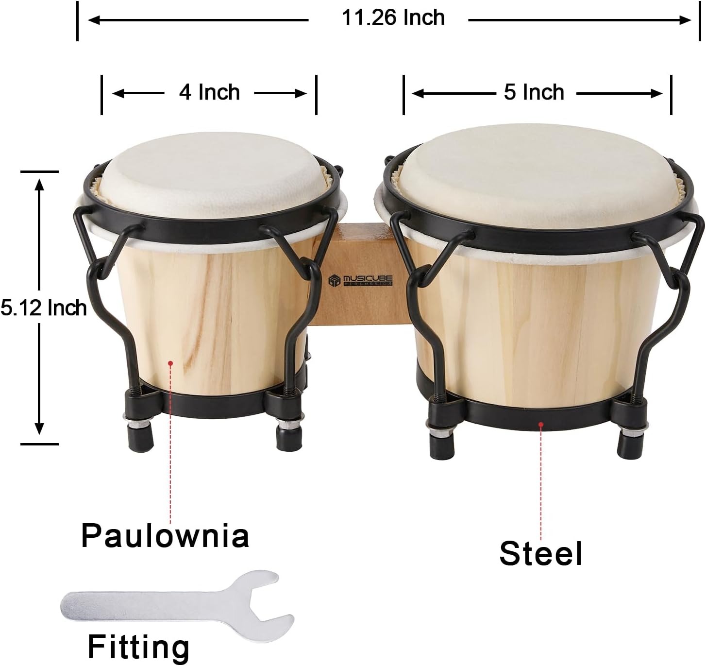 Wholesale Price Top Quality 4+ - огляд і ціна Bongo Drum Set