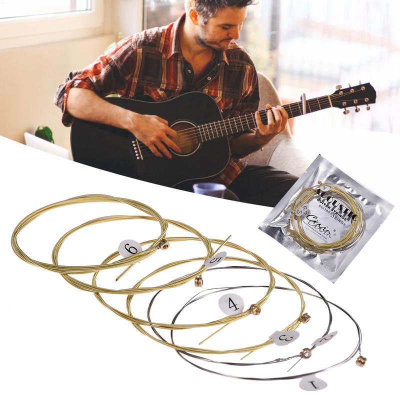 6Pcs High-Quality Acoustic Gui - огляд і ціна Musical Instrument Strings