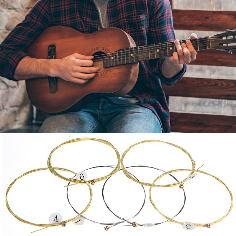 6Pcs High-Quality Acoustic Gui - огляд і ціна Musical Instrument Strings