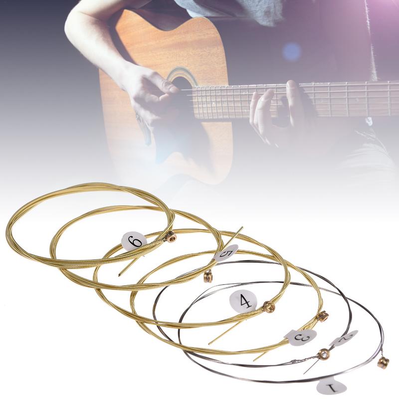 6Pcs High-Quality Acoustic Gui - огляд і ціна Musical Instrument Strings