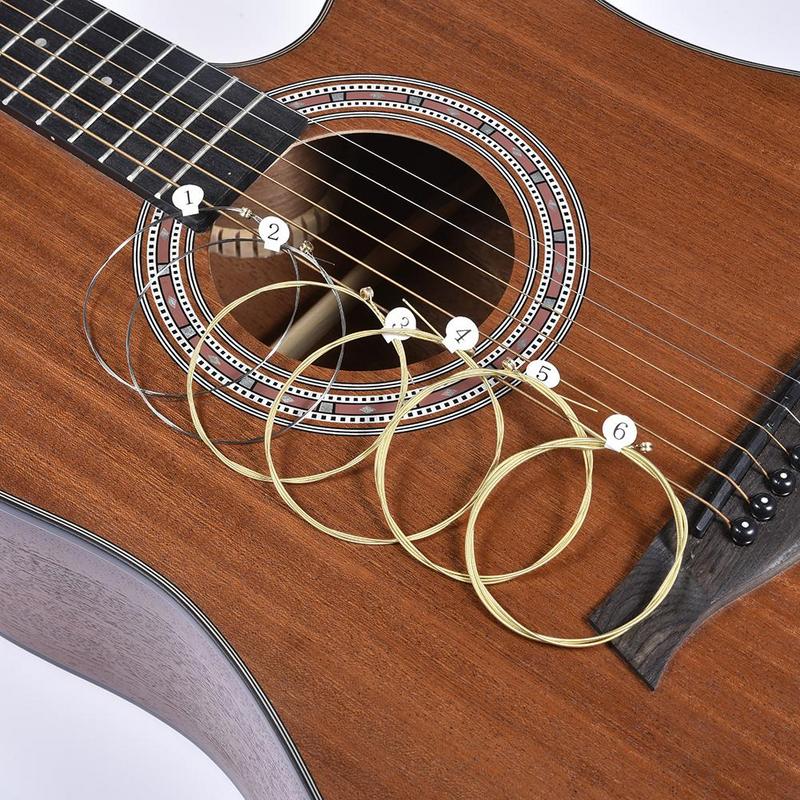 6Pcs High-Quality Acoustic Gui - огляд і ціна Musical Instrument Strings