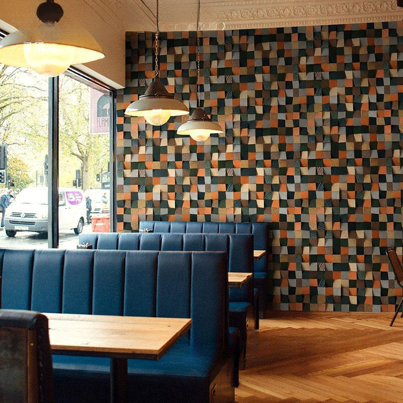 Mosaic Wood Wall Art, Quadrati - огляд і ціна Musical Instrument Image