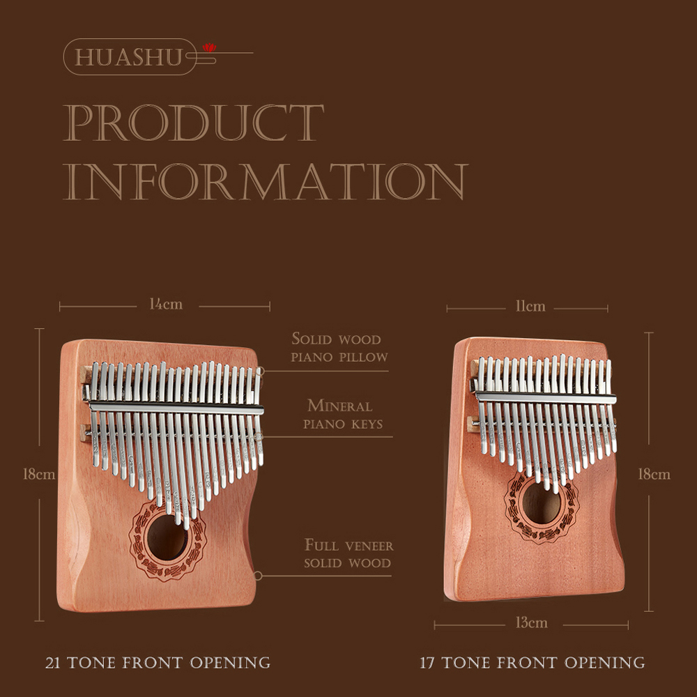 Hluru 17 Key Kalimba Finger Pi - огляд і ціна Musical Instrument Kalimba