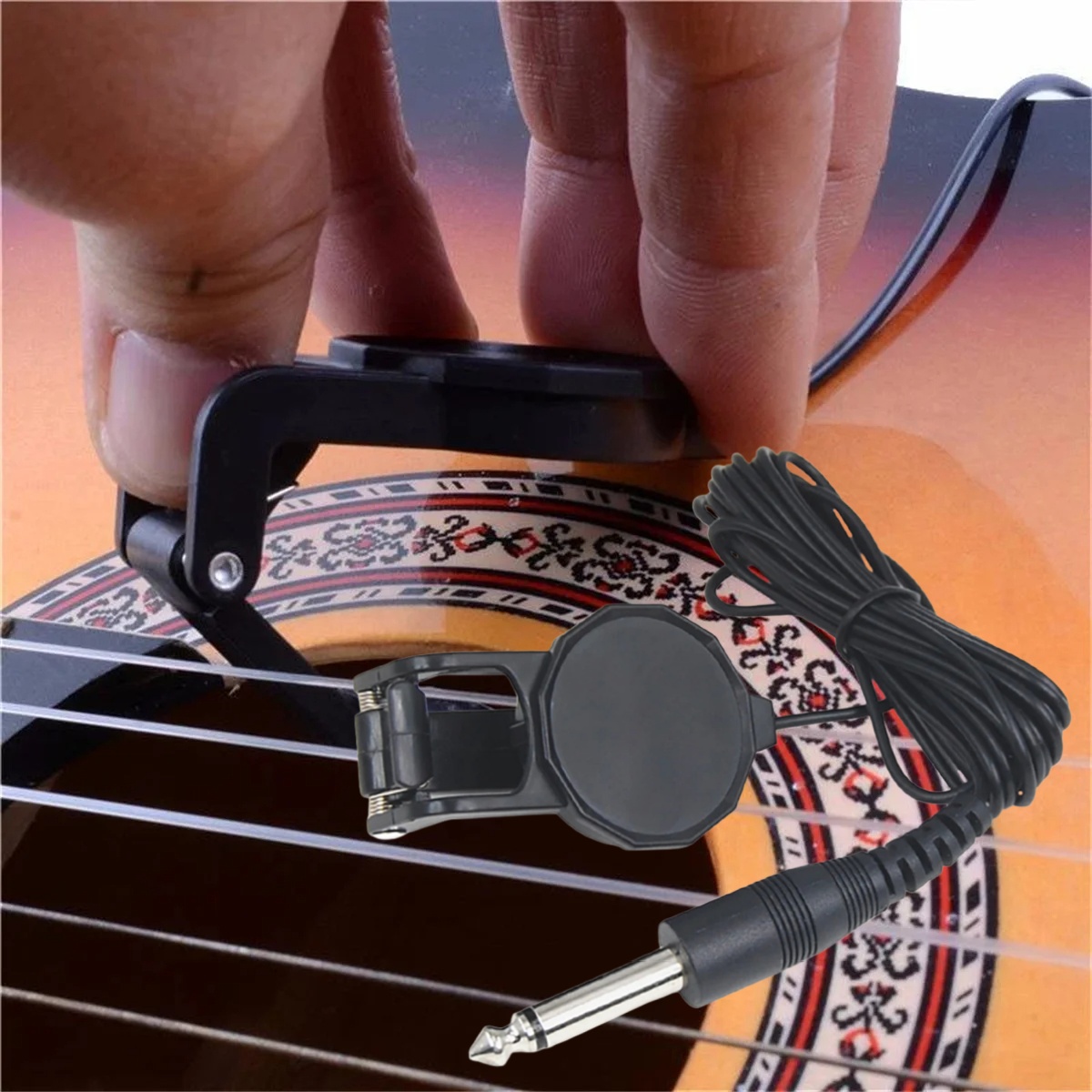 Audio Jack Clip On Pickup/2.5  - огляд і ціна Violin Musical Instrument