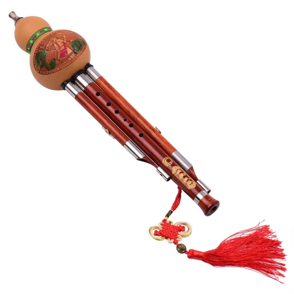 3-Tone C Key Hulusi Gourd Flut - огляд і ціна A Musical Instrument With Keys