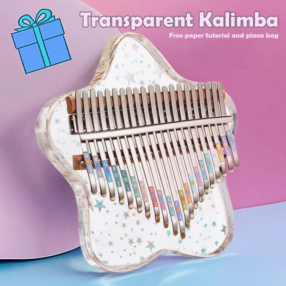 21/17 Keys Portable Finger Pia - огляд і ціна Musical Instrument Kalimba