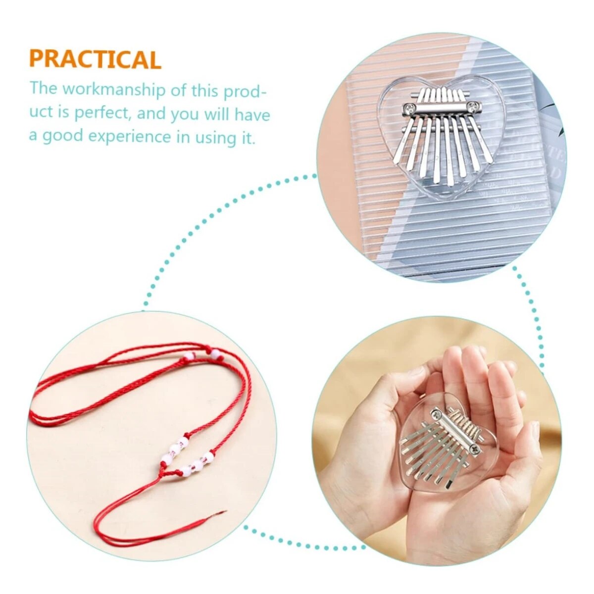 Miwayer 8 Keys Mini Kalimba Ra - огляд і ціна Musical Instrument Kalimba