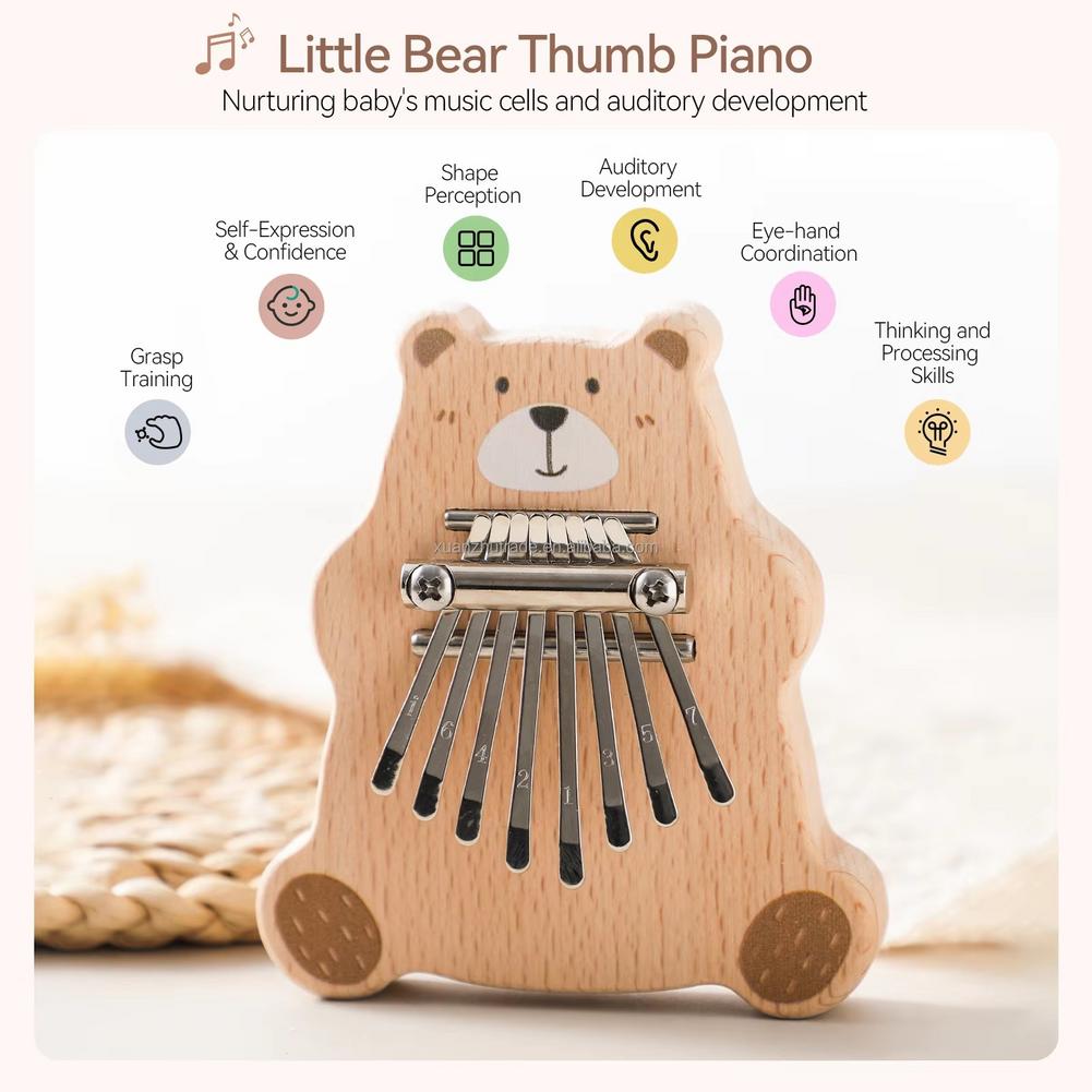 8 Key Mini Kalimba Portable Th - огляд і ціна Musical Instrument Kalimba