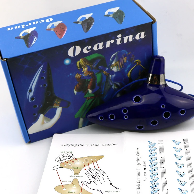 Hot﻿ Ocarina Ceramic Legend Of - огляд і ціна Song With Musical Instrument