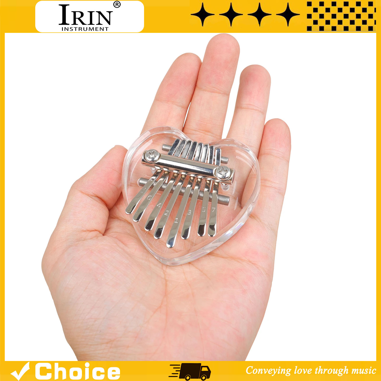 8-Key Kalimba Mini Thumb Piano - огляд і ціна Musical Instrument Kalimba