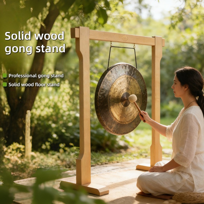 Solid Wood Bolded Gong Stand P - огляд і ціна Musical Instrument Gong