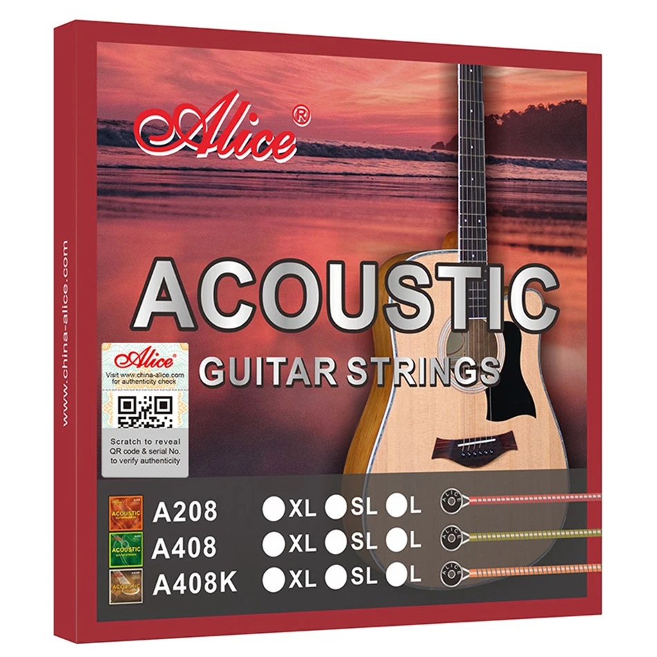 Alice A408  Full set Acoustic  - огляд і ціна Musical Instrument Strings