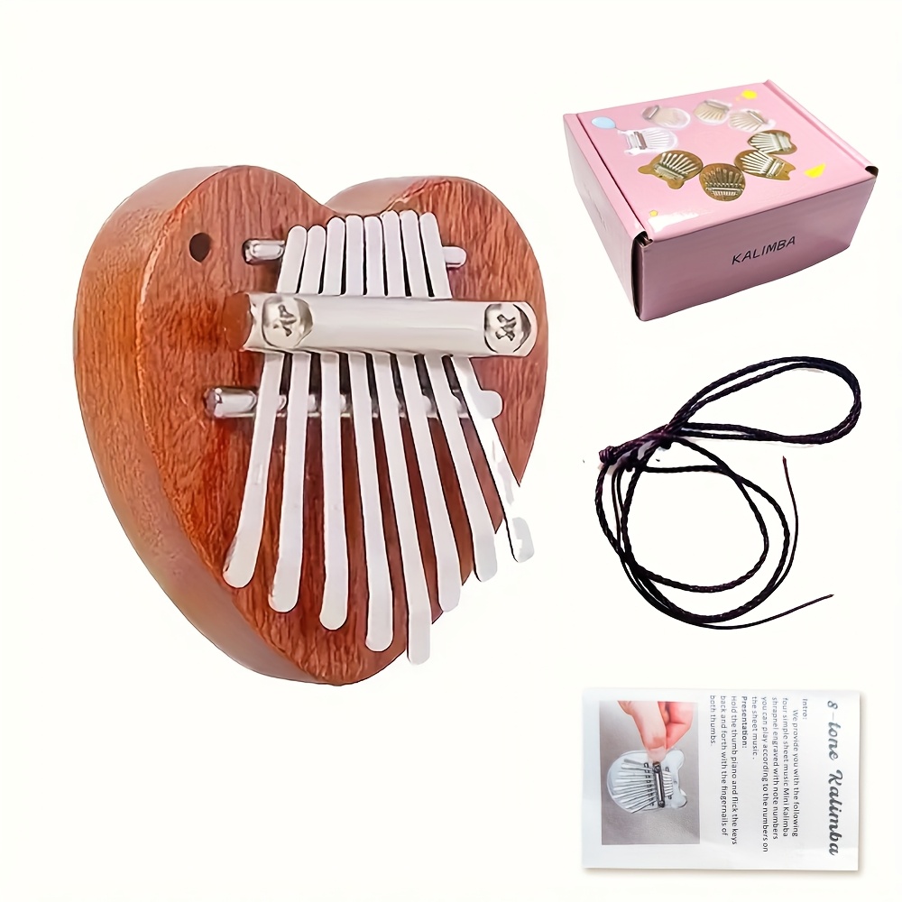 8 Key Mini Wooden Kalimba Pian - огляд і ціна Musical Instrument Kalimba