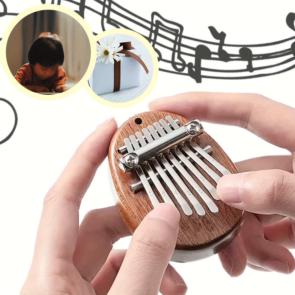 8 Key Mini Wooden Kalimba Pian - огляд і ціна Musical Instrument Kalimba