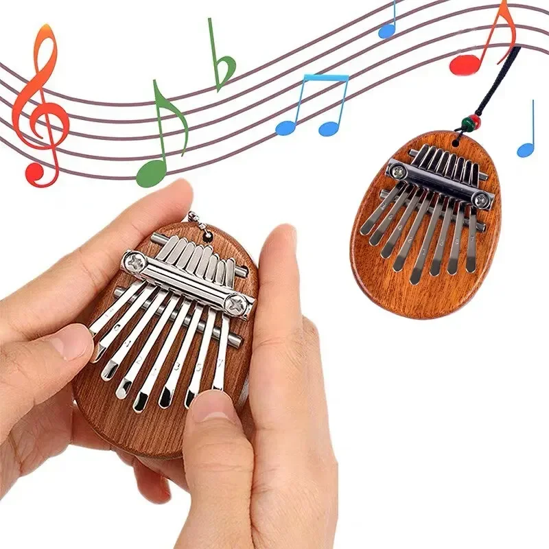 1Pcs Wood Mini Thumb Piano Mus - огляд і ціна Musical Instrument Kalimba