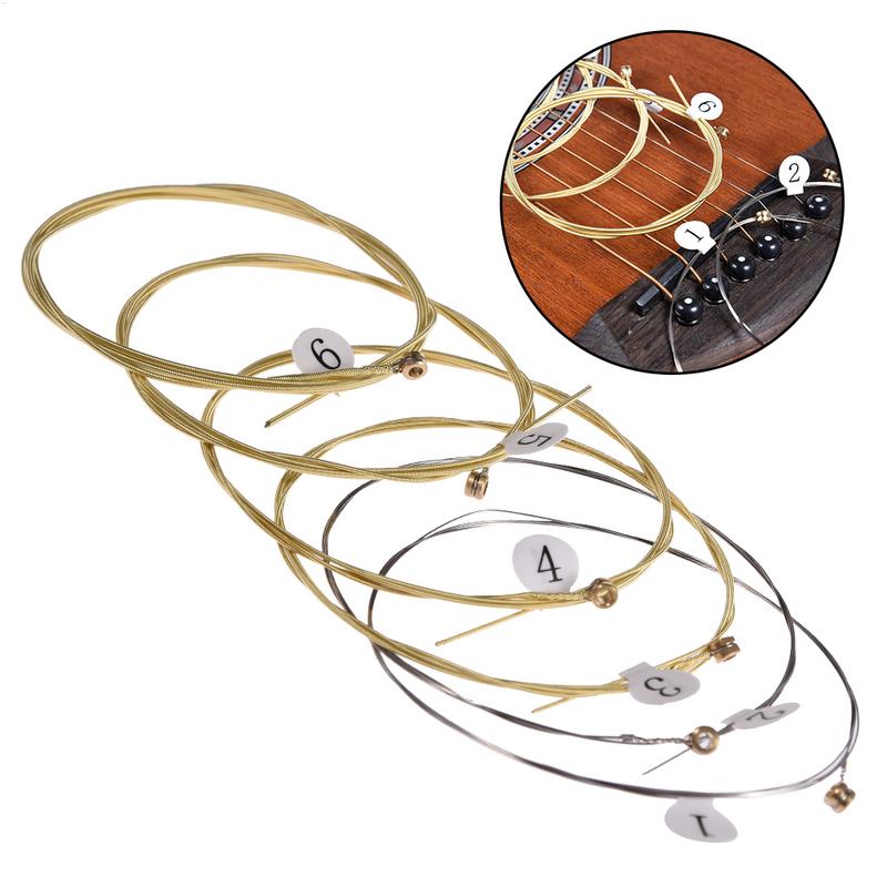 hot sale 6pcs/set Acoustic Gui - огляд і ціна Musical Instrument Strings