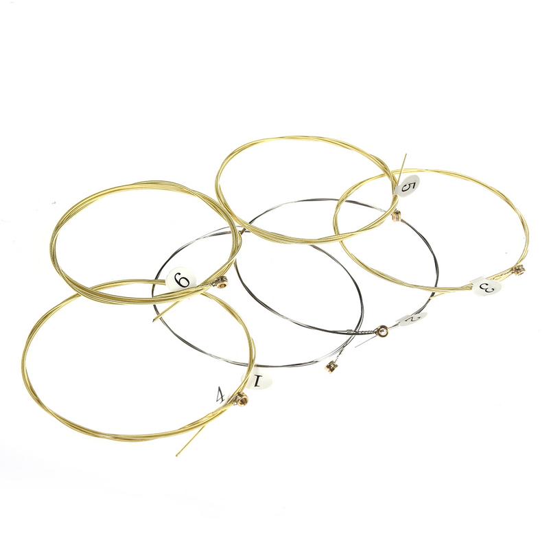 hot sale 6pcs/set Acoustic Gui - огляд і ціна Musical Instrument Strings