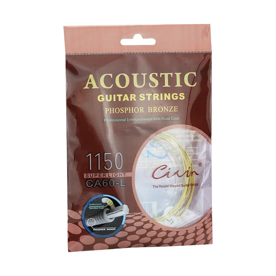 Gearlly 10 Sets Acoustic Guita - огляд і ціна Musical Instrument Strings