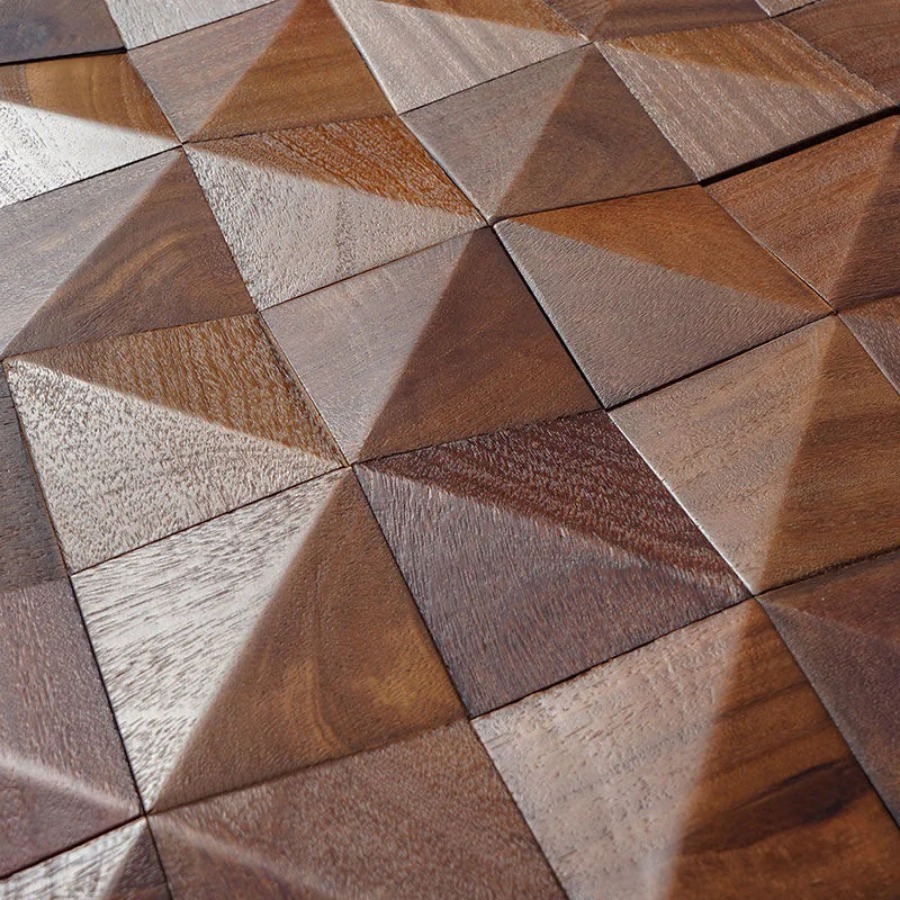 3D Triangle Solid Wood Mosaic  - огляд і ціна Musical Instrument Image