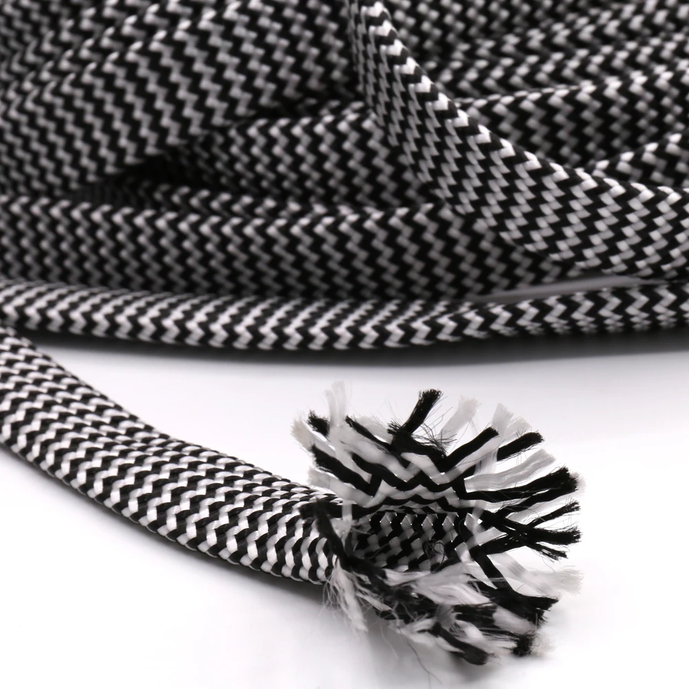 10M PP Braided Sleeving White  - огляд і ціна Musical Instrument Image