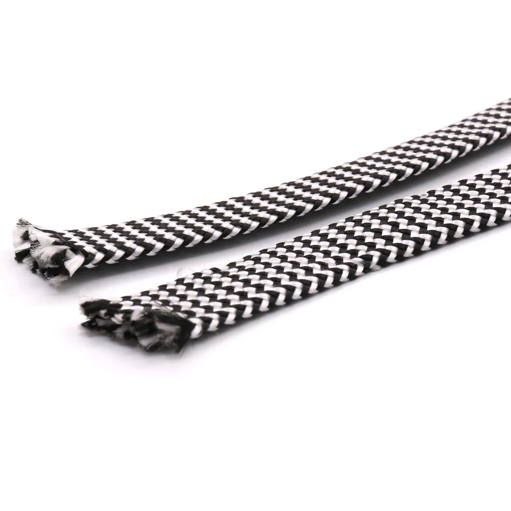 10M PP Braided Sleeving White  - огляд і ціна Musical Instrument Image