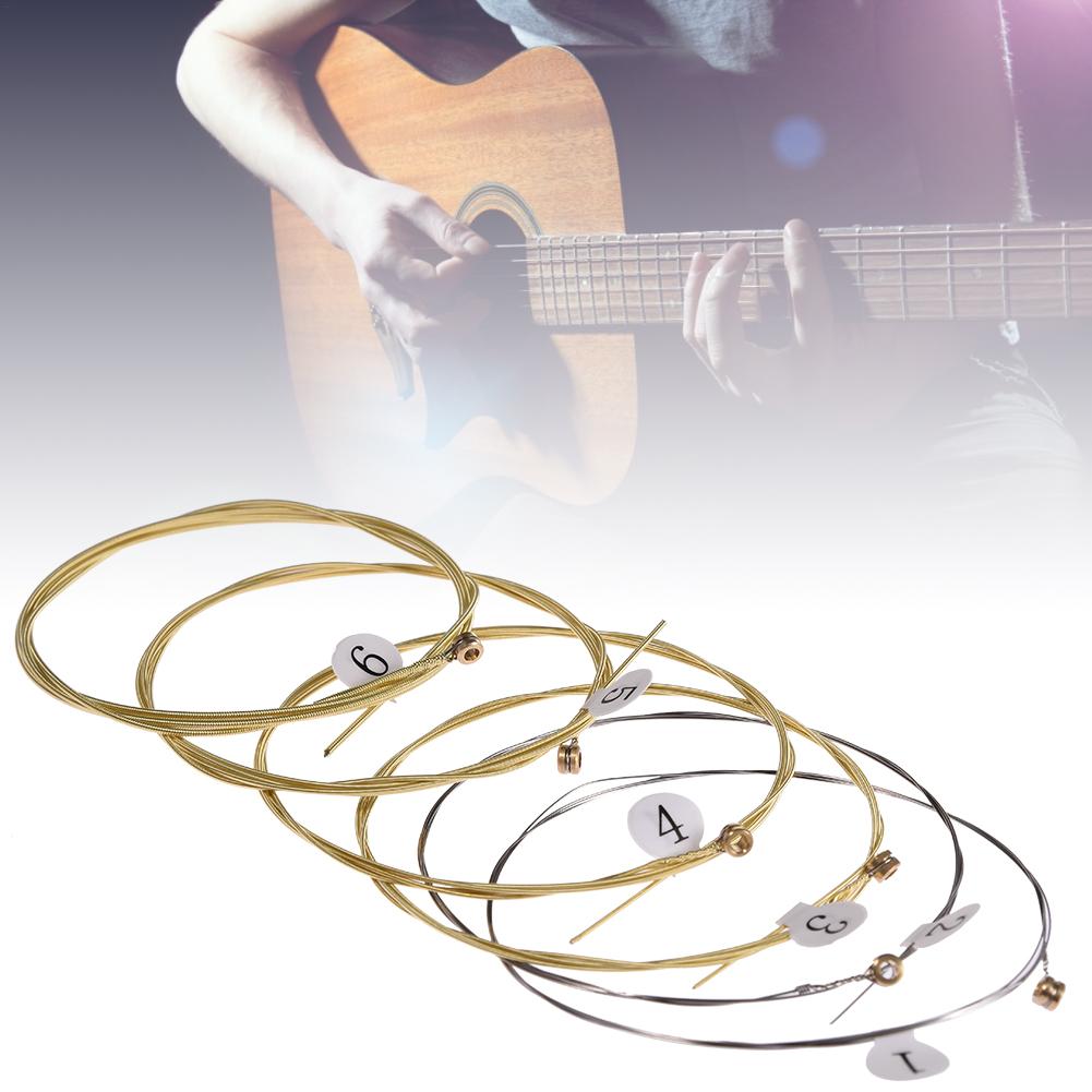 6pcs/set Universal Acoustic Gu - огляд і ціна Musical Instrument Strings