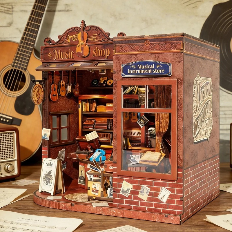 DIY Book Nook Shelf Insert Kit - огляд і ціна Musical Instrument Shop