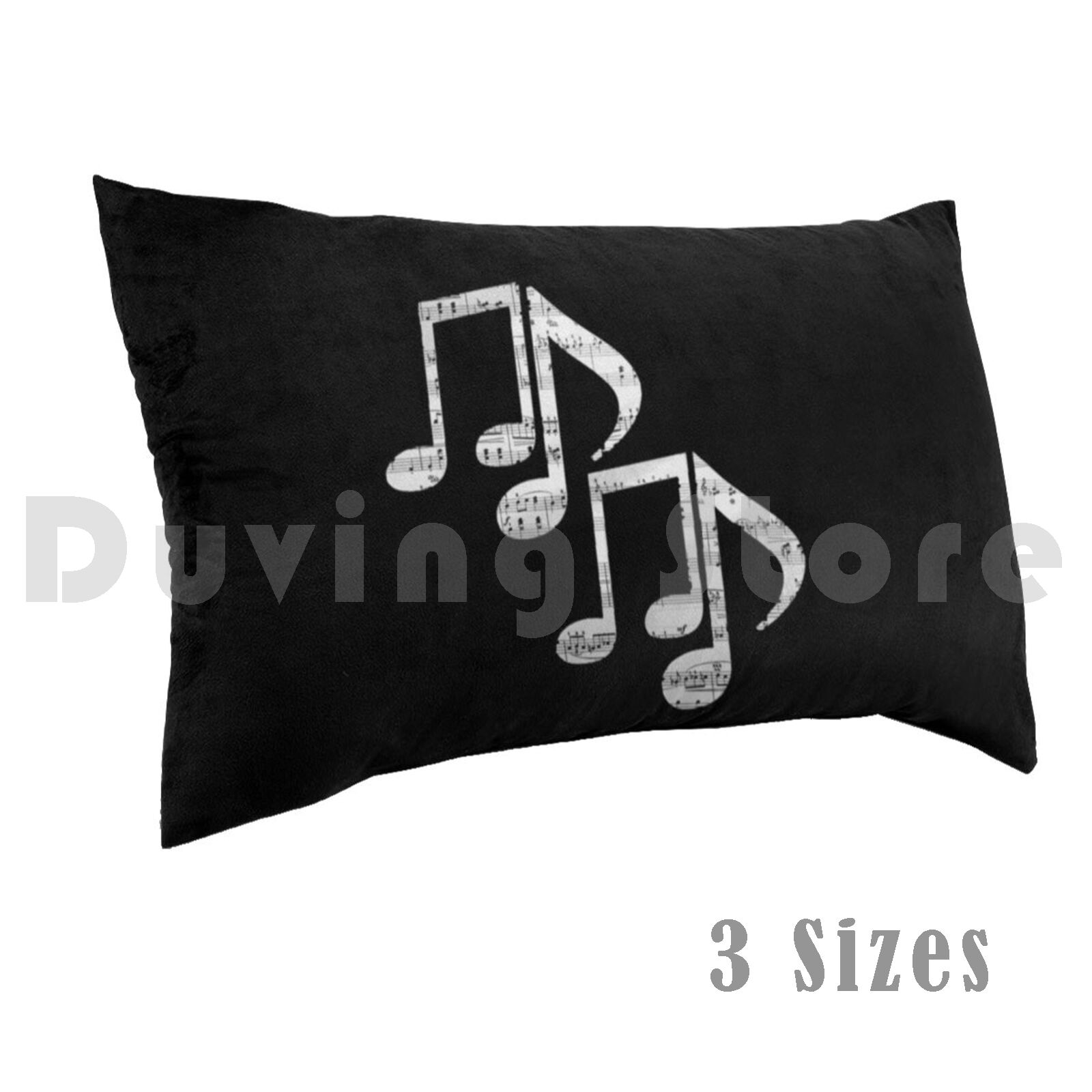 Music Notes Pillow Case Printe - огляд і ціна Song With Musical Instrument