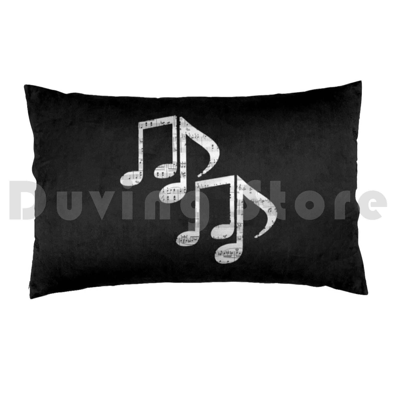 Music Notes Pillow Case Printe - огляд і ціна Song With Musical Instrument