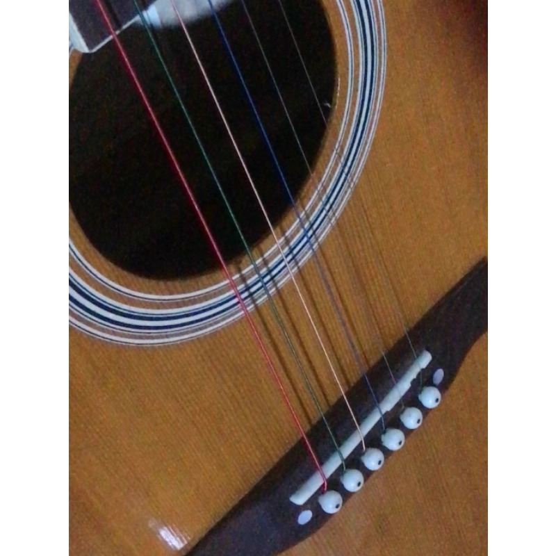 Wooden Acoustic Guitar Second  - огляд і ціна Musical Instrument Strings