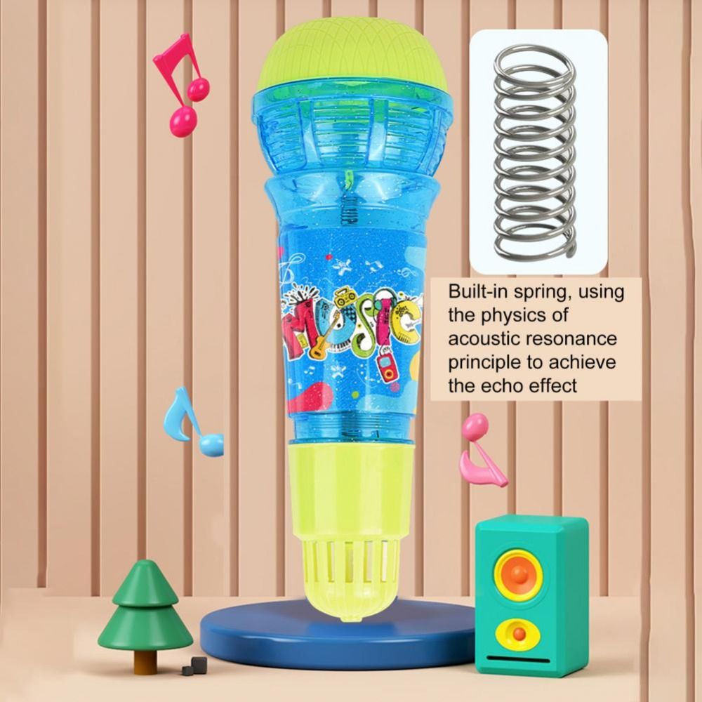 Funny Plastic Echo Microphone  - огляд і ціна Song With Musical Instrument